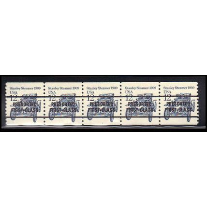 2132b 12c Stanley Steamer Very Fine MNH Dry Gum PNC 1/5 X2053