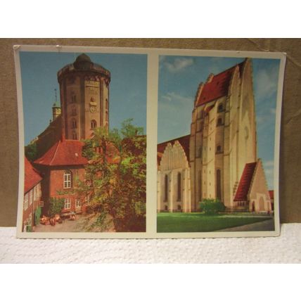 THE ROUND TOWER, COPENHAGEN, DENMARK unused vintage postcard. =