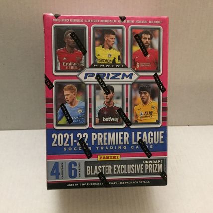 NEW 2021-22 Panini Prizm Premier League Trading Card Blaster Box - 24 Total Card