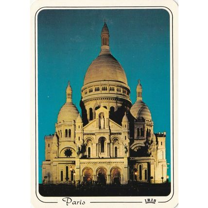 Paris Sacre Coeur France Postcard posted 1988 VGC