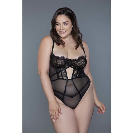 1 Pc Underwired Cups Bodysuit