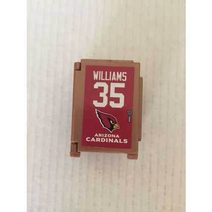 NFL Legends Arizona Cardinals Aeneas Williams Teenymates 1'' Figure & Locker