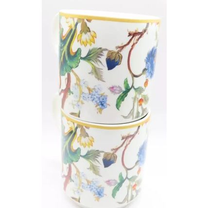 Anthina Mugs Fine China Set of Two Ceramic 9 CM Microwave & Dishwasher Safe