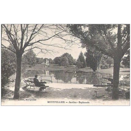 34 - Montpellier - jardin esplanade