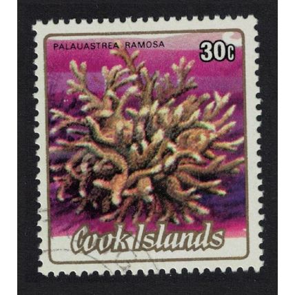 Cook Is. Corals 'Palauastrea ramosa' 30c 1980 Canc SG#778