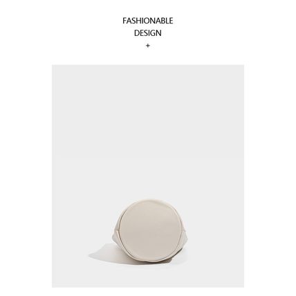 Ladies' Bucket Bag SWhoulder Bag Handbag White