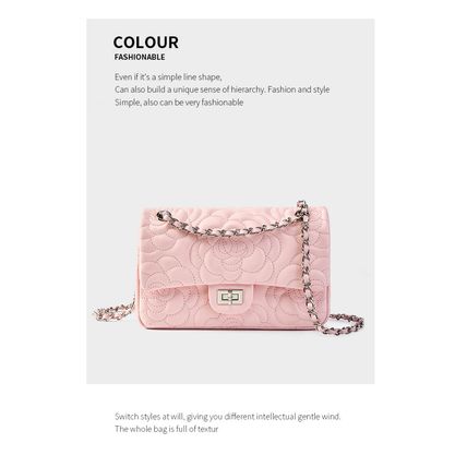 Women Genuine Leather Shoulder Bags Classic Crossbody Purses for Lady Handbag Pi