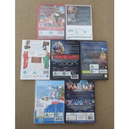 Childrens Family Xmas DVDs x 7