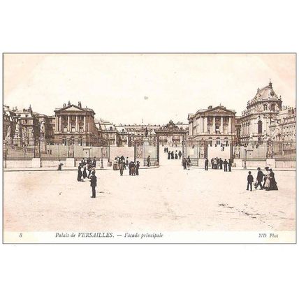 78 - Versailles - le palais - façade principale
