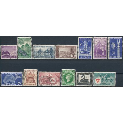 391 Stamp Selection - Australia - Used Hinged