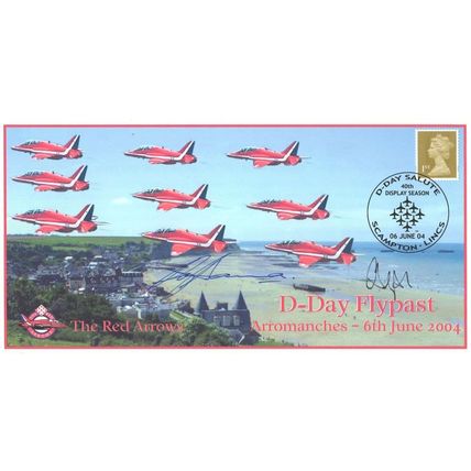 Ray Raynham Hanna Founder Of Red Arrows RARE LTD TO 10 Hand Signed FDC