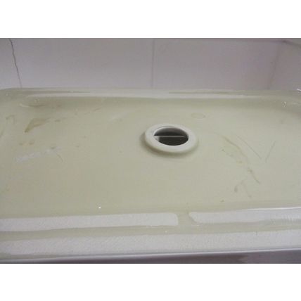 Bathroom Vessel Sink Bowl Ceramic Vanity Basin Sink Rectangle White 24" x 14"