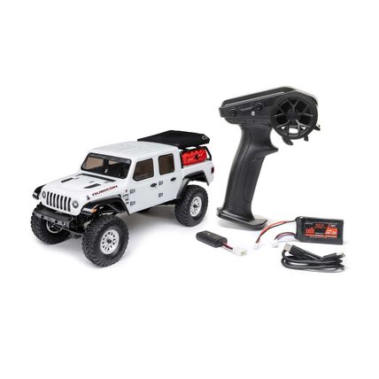 1/24 SCX24 Jeep JT Gladiator 4X4 RTR Brushed Rock Crawler w/ Battery & Charger