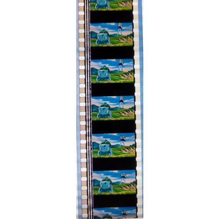 Pokemon . Pk VVE - b044R . 1 STRIP OF 5 - 35MM FILM CELLS