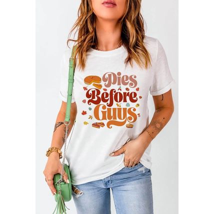 White Pies Before Guys Graphic Tee