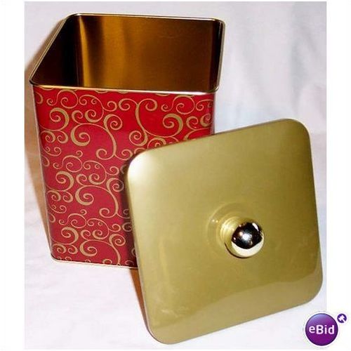 Humidor style cannister tin