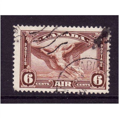 CANADA 1935 6c RED BROWN AIR SG 355 FINE USED #3
