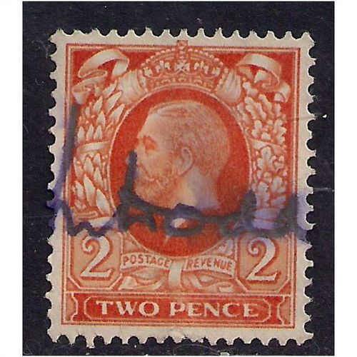 GB 1935 KGV 2d Orange stamp SG 442 (G296 )