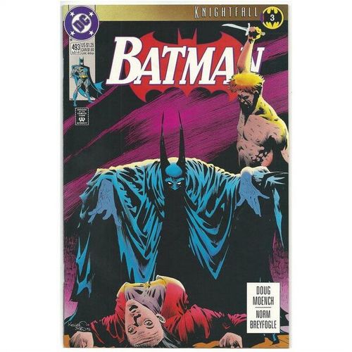 BATMAN # 493 (1993) KNIGHTFALL part 3