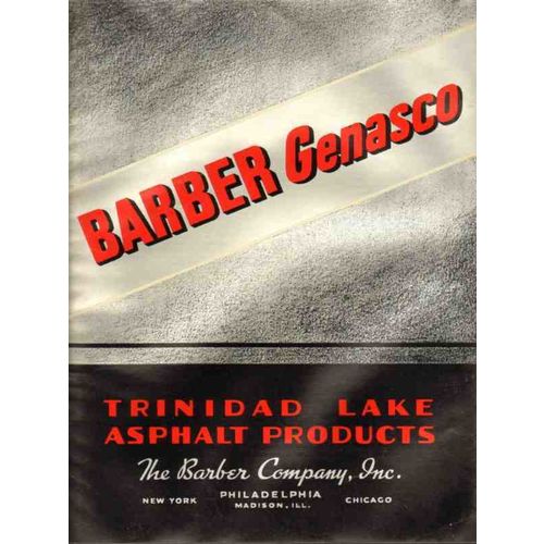 barber company 1938 trinidad lake asphalt product roof vintage catalog