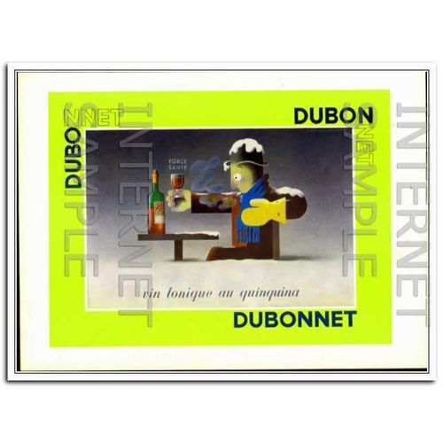 DUBONNET 1937 vin tonique quinquina French wine for health vintage ad