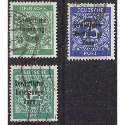 GERMANY Alliiert SBZ [Allgemein] MiNr 0207 ex ( O/used ) [03]