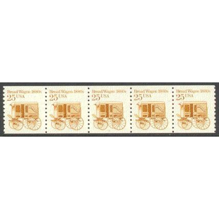 2136 25c Bread Wagon Fine MNH Dry Gum PNC 3/5 V0769