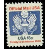 O129 13c Eagle Fine MNH G0566