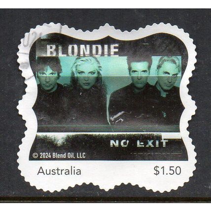 2024: BLONDIE 50, DEBRA HARRY. 50 years ANNIVERSARY USED MYSTAMP. 19/20