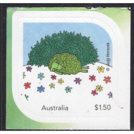 AUSTRALIA: 2024 WHERE IS THE GREEN SHEEP? MINT NEVER HINGED MYSTAMP. 110