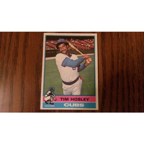 1976 Topps Card # 482 Tim Hosley Very Good-Excellent (4) Chicago Cubs