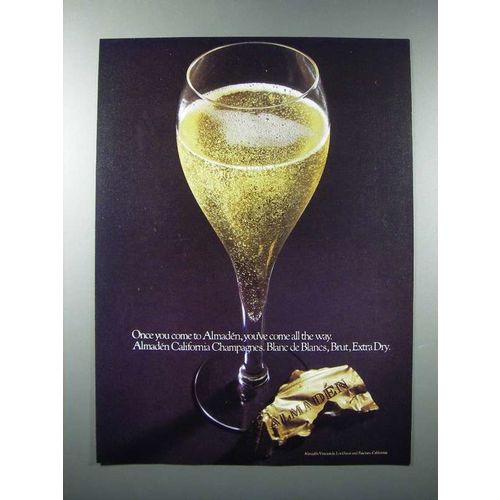 1974 Alamaden Champagne Ad - You've Come All the Way
