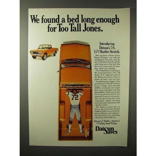 1975 Datsun Li'l Hustler Truck Ad - Too Tall Jones