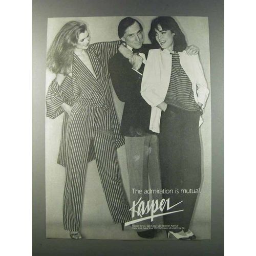 1981 Kasper Fashion Ad - Mutual