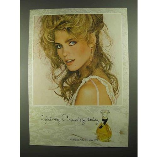 1981 Houbigant Chantilly Perfume Ad - Kim Alexis