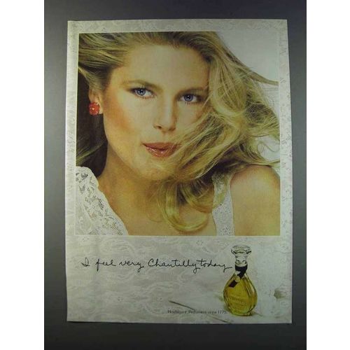 1981 Houbigant Chantilly Perfume Ad - I Feel Very