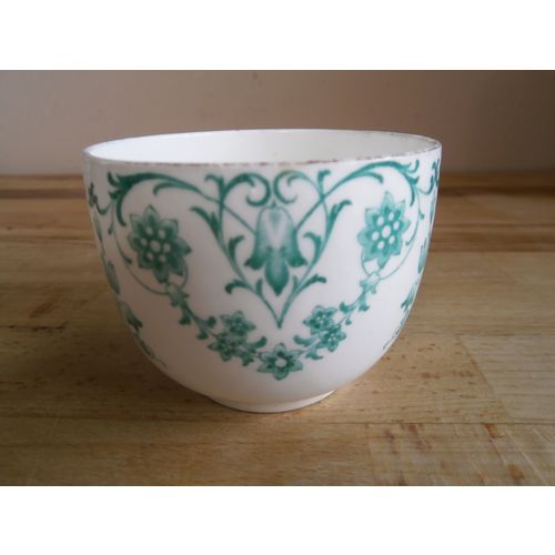 Antique Robinson & Son Foley China Green & White Tea Cup