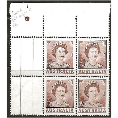1959 SG314a 5d Deep Lilac Unmounted Mint Vertical Pair Types A & B ... ..