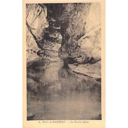 Padirac Riviere Plane France Postcard unused VGC
