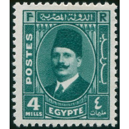 Egypt 1936 4m blue-green SG 235 unused
