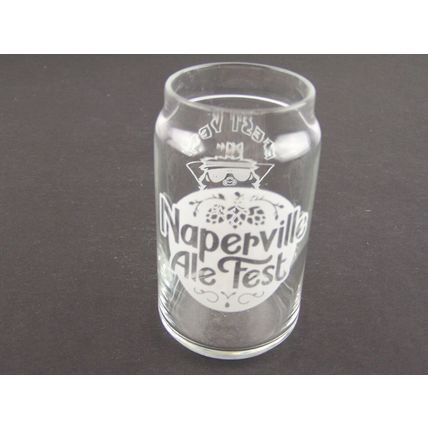 Naperville Ale Fest Beer Sampler Tasting Glass 2019 Fest Yeti Theme