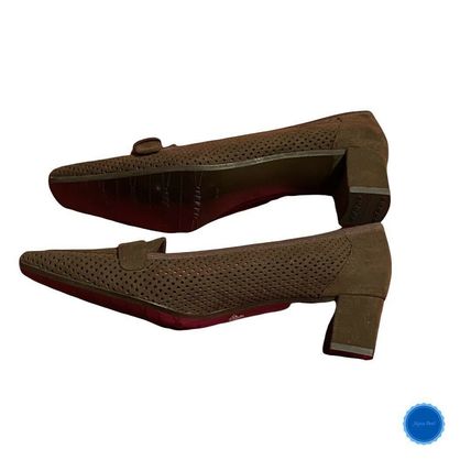 Women's Stuart Weitzman Dark Brown Suede Heels
