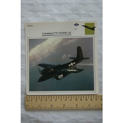 Grumman F7F Tigercat - USA - Fighter - Collectors Club Card