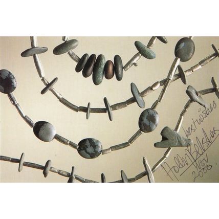 Holly Belsher Pebble Necklace Creator Hand Signed Postcard