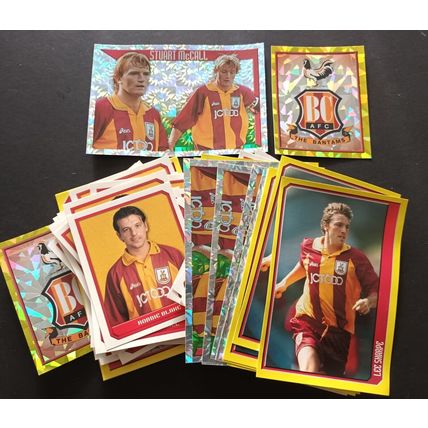 BRADFORD CITY Merlin's Premier League 2000 Choose Your Sticker Numbers 55 - 80