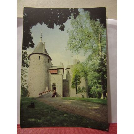 KEEP & WELL TOWER, CASTELL COCH, GLAMORGAN, WALES. unused postcard dated 1967 =