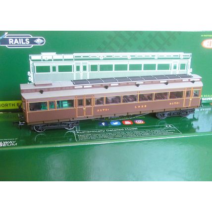 Heljan/Rails North Eastern Railway Petrol Railcar No. 3170 LNER Brown - NEW