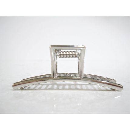 Rose gold or silver metal hair claw clip jaw clip for fine thin hair