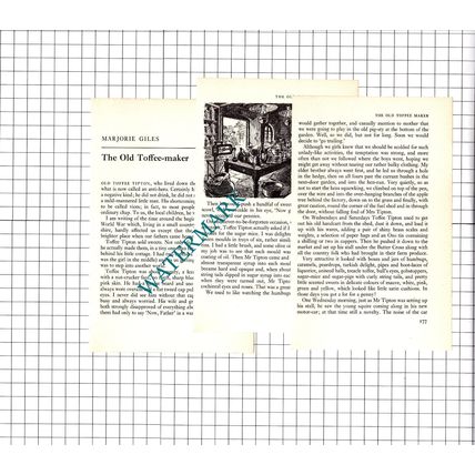 Toffee Tipton Shropshire - 1971 Article