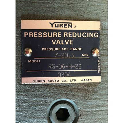 NEW YUKEN RG-06-H-22 0304 HYDRAULIC PRESSURE REDUCING VALVE. 7-20.5 MPa,324,AE